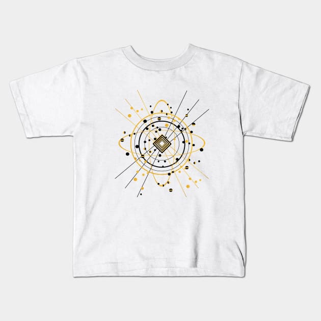 Complex atom Kids T-Shirt by Astrablink7